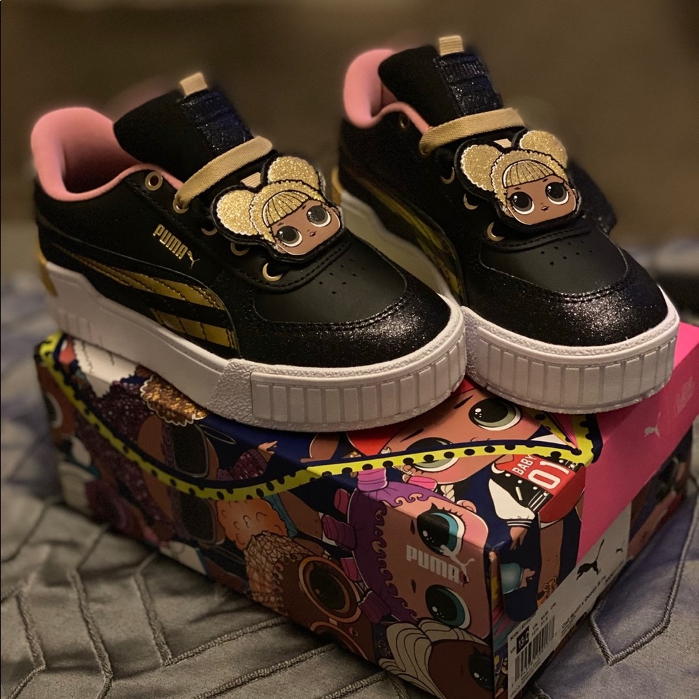 Featuring Rare LOL Queen Bee 🐝 LOL Surprise edition girls PUMA sneakers size 13